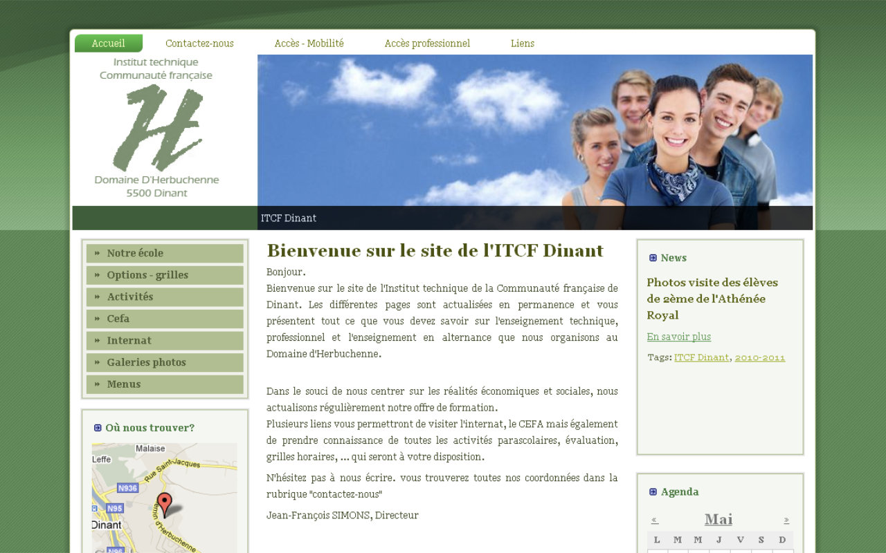 ITCF Dinant homepage