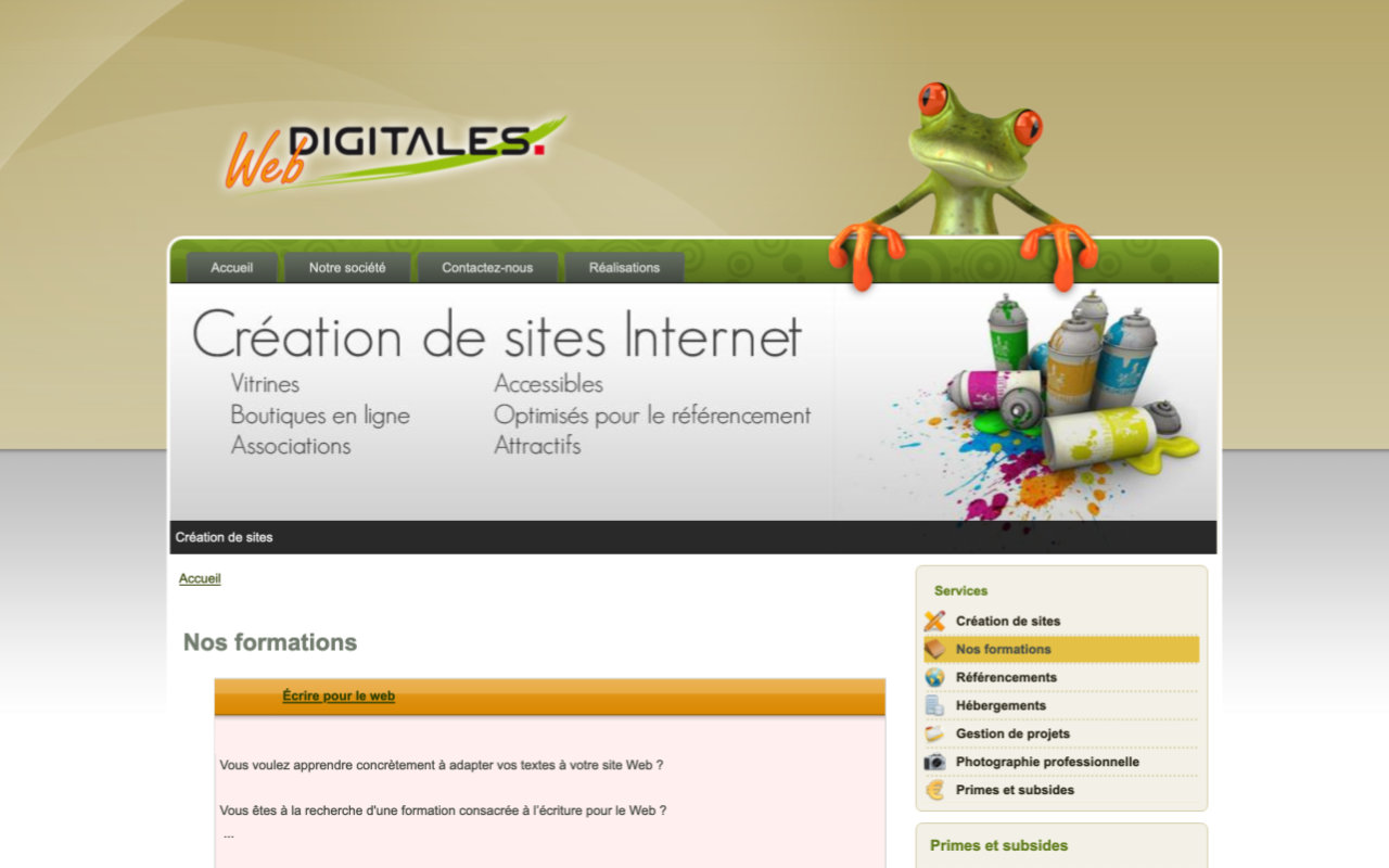 WebDigitales website